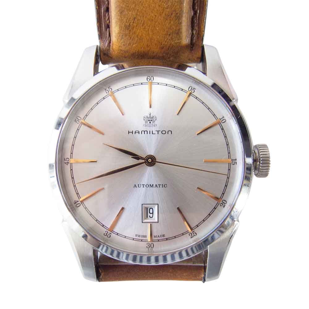 HAMILTON ハミルトン H42415551 ジャズマスター スピリット オブ リバティ 自動巻き 腕時計 ブラウン系【中古】