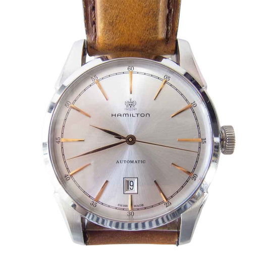 HAMILTON ハミルトン H42415551 ジャズマスター スピリット オブ リバティ 自動巻き 腕時計 ブラウン系【中古】