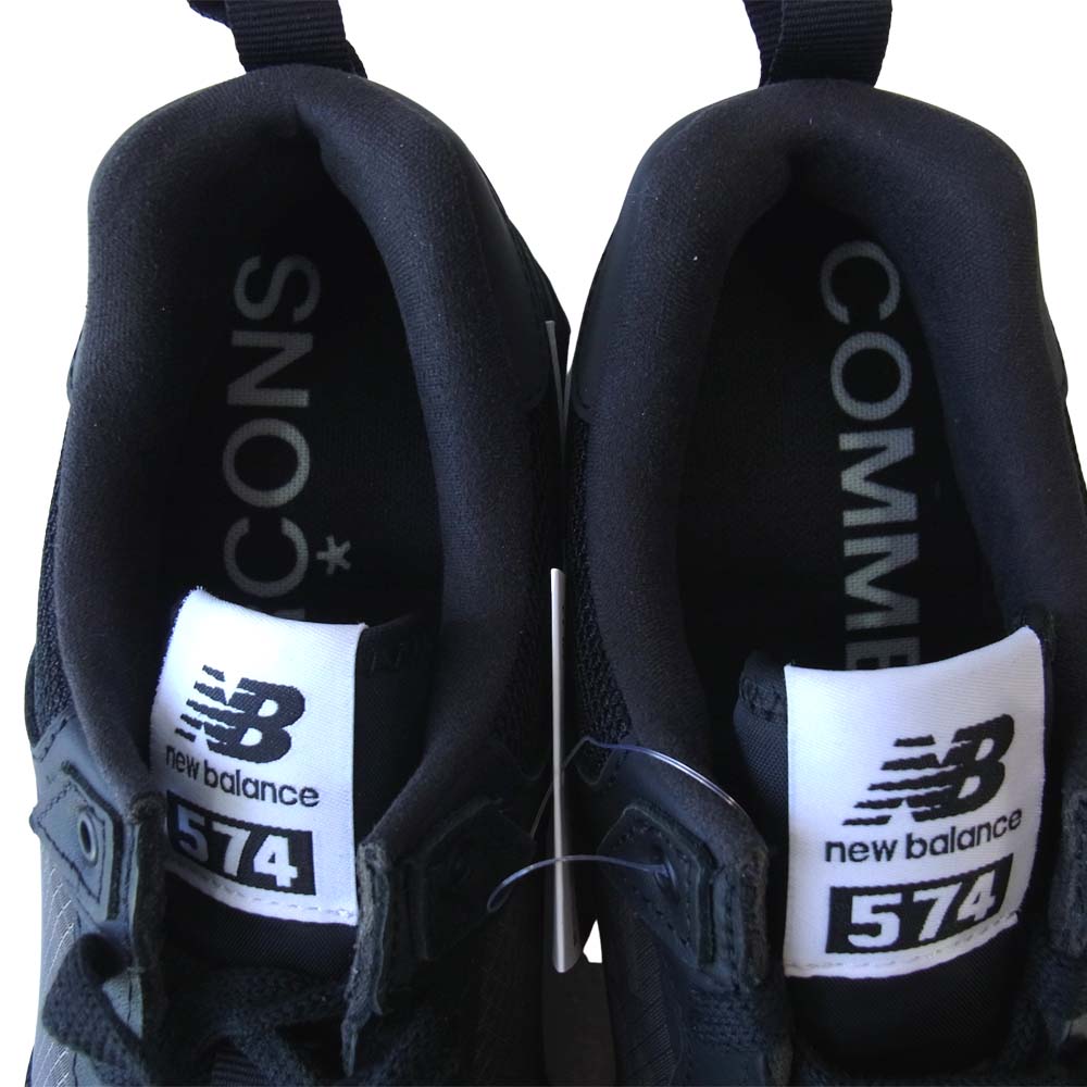 COMME des GARCONS HOMME コムデギャルソンオム × ニューバランス NEW BALANCE ML574IHM ブラック系 26【新古品】【未使用】【中古】