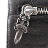 CHROME HEARTS クロムハーツ（原本無） WALLET WAVE CH クロスボールボタン ウェーブ ウォレット ブラック系【中古】