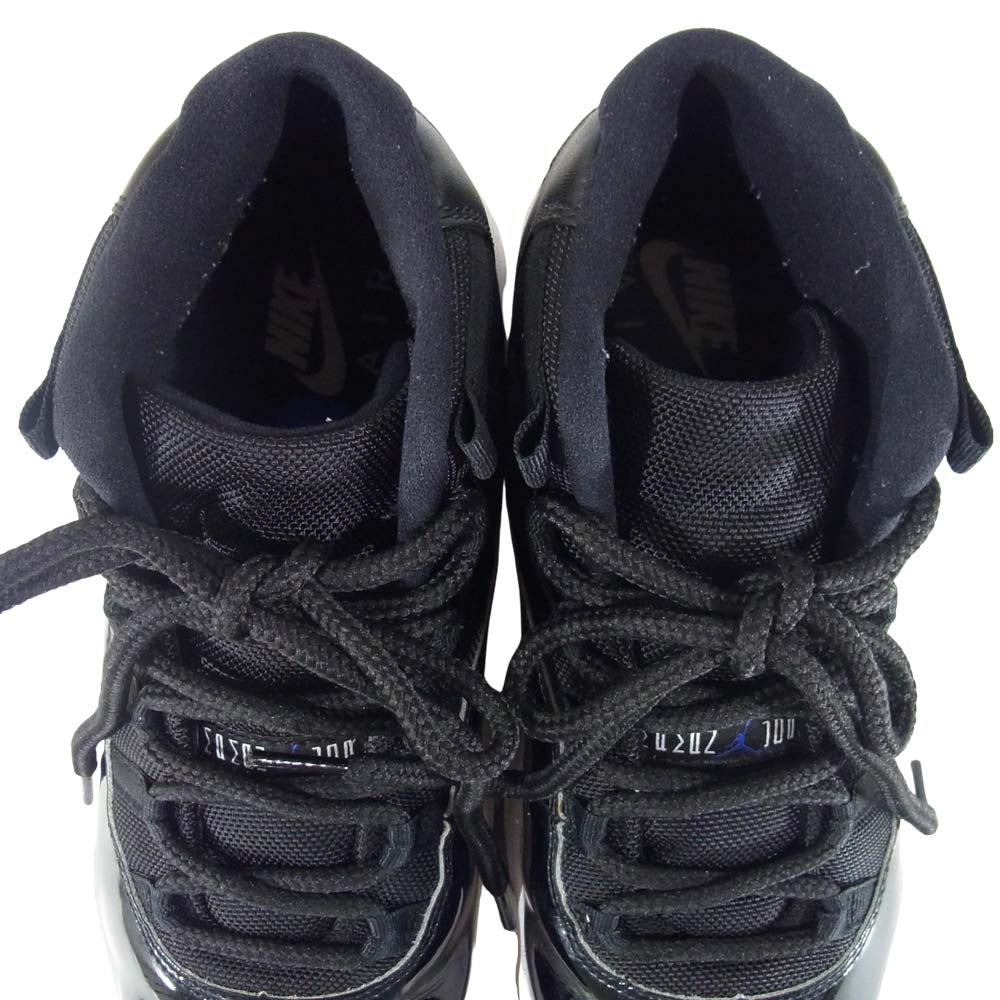 NIKE ナイキ 378037-003 AIR JORDAN 11 エアジョーダン 11 RETRO SPACE JAM レトロ スペース ジャム スニーカー ブラック系 US8.5【中古】