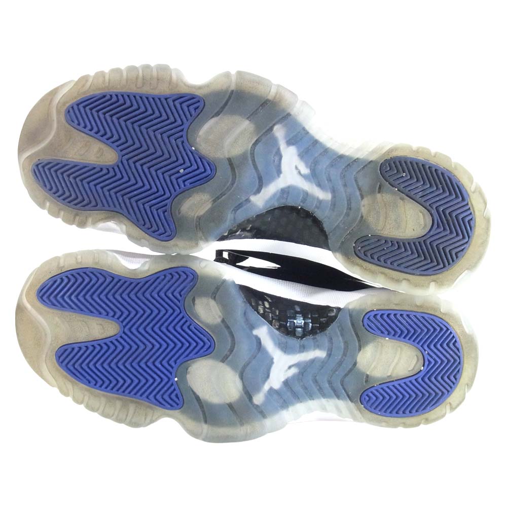 NIKE ナイキ 378037-003 AIR JORDAN 11 エアジョーダン 11 RETRO SPACE JAM レトロ スペース ジャム スニーカー ブラック系 US8.5【中古】