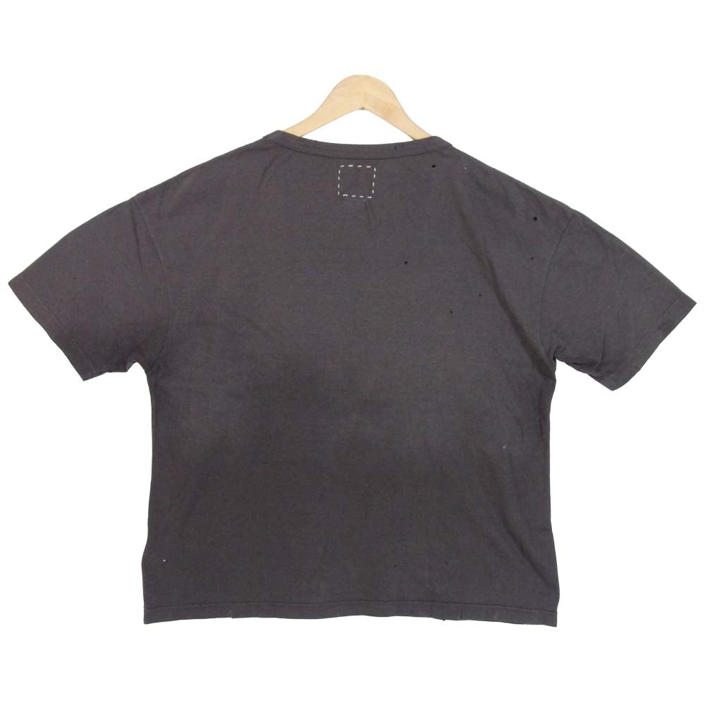 VISVIM ビズビム 0120105010019 AMPLUS TEE S/S CRASH 半袖 Tシャツ ブラック系 2【極上美品】【中古】
