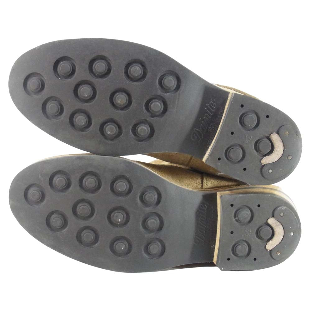 VISVIM ビズビム 0120102002007 T.W.O.-FOLK (SUEDE) スエード ブーツ ベルト ベージュ系 US8【中古】