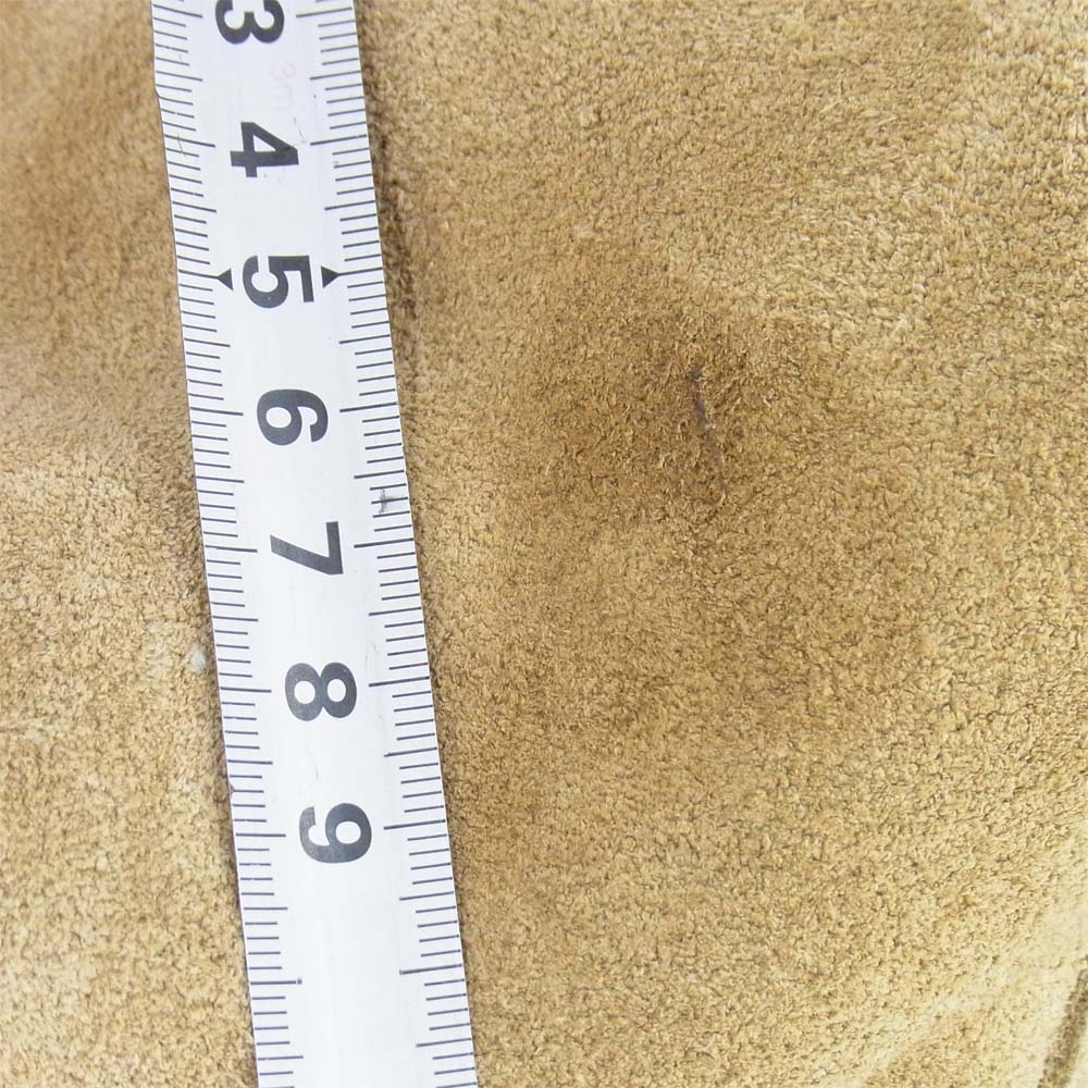 VISVIM ビズビム 0120102002007 T.W.O.-FOLK (SUEDE) スエード ブーツ ベルト ベージュ系 US8【中古】