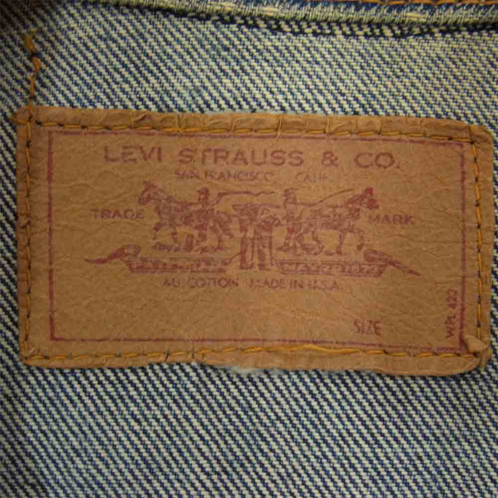 Levi's リーバイス 70505 BIG E 刻印526 デニムジャケット インディゴブルー系 サイズ表記無【中古】