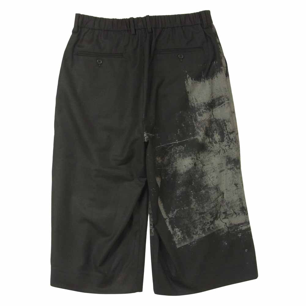 SHELLAC シェラック semanticdesign 530753 レーヨン混 袴 ハカマ ワイド パンツ ブラック系 L【新古品】【未使用】【中古】