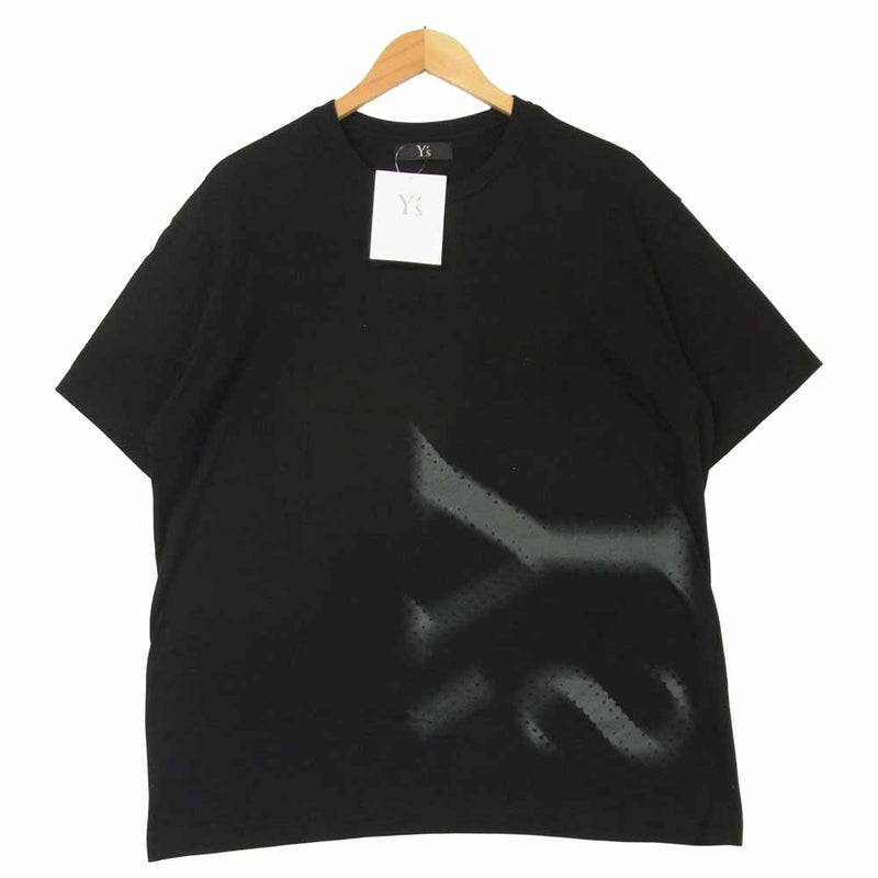 Yohji Yamamoto ヨウジヤマモト YO-T57-967-3 Y's ワイズ THE SHOP Limited product logo T-shirt ロゴ 半袖 Tシャツ ブラック系 4【新古品】【未使用】【中古】