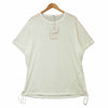Yohji Yamamoto ヨウジヤマモト GN-T01-046 GroundY 30/ Modal Jersey ドローコード ビッグシルエット 半袖 Tシャツ ホワイト系 3【新古品】【未使用】【中古】