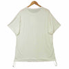 Yohji Yamamoto ヨウジヤマモト GN-T01-046 GroundY 30/ Modal Jersey ドローコード ビッグシルエット 半袖 Tシャツ ホワイト系 3【新古品】【未使用】【中古】