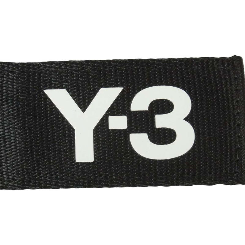 Yohji Yamamoto ヨウジヤマモト Y-3 ワイスリー GK2074 CLASSIC LOGO BELT クラシック ロゴ ベルト ブラック系 L【新古品】【未使用】【中古】