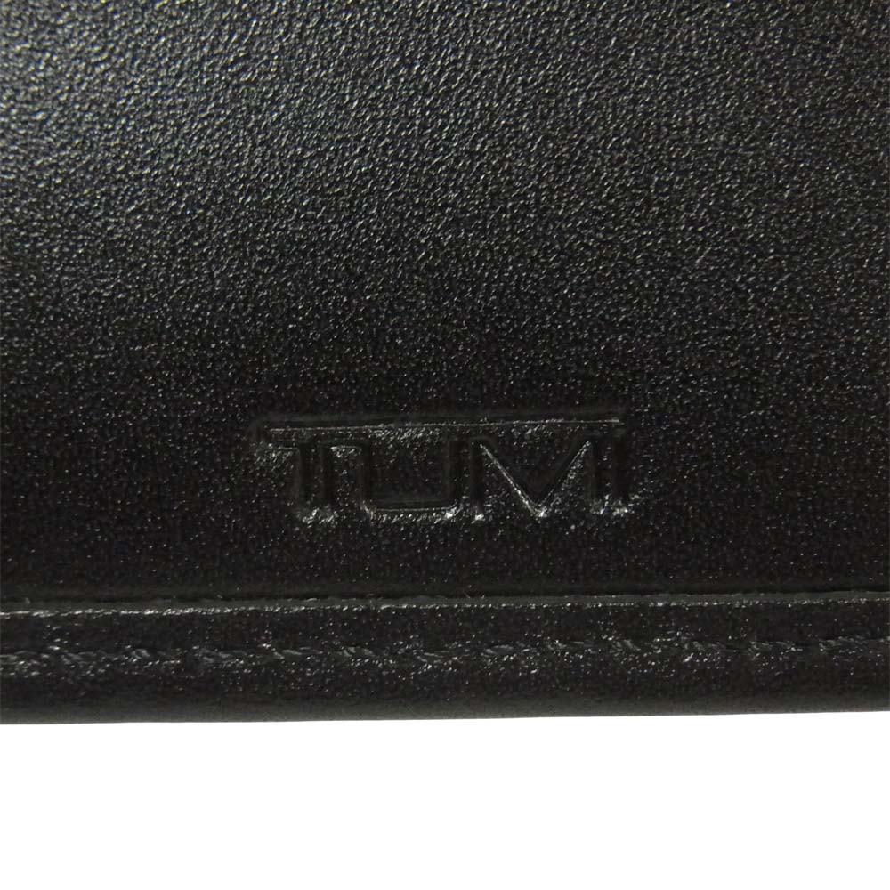 TUMI トゥミ 1356151041 グローバル ダブル ビルフォールド 二つ折り財布 ブラック系【新古品】【未使用】【中古】