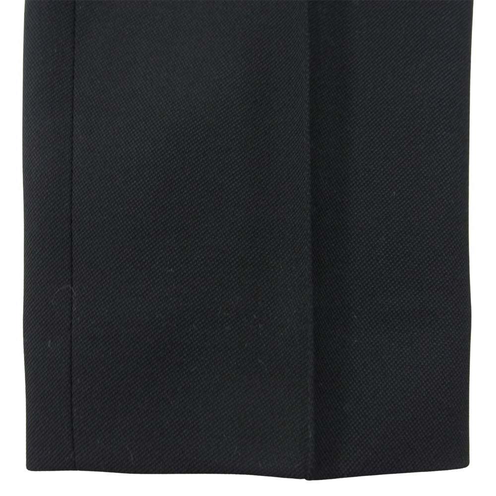 CELINE セリーヌ ウール スラックス パンツ ブラック系 34【中古】