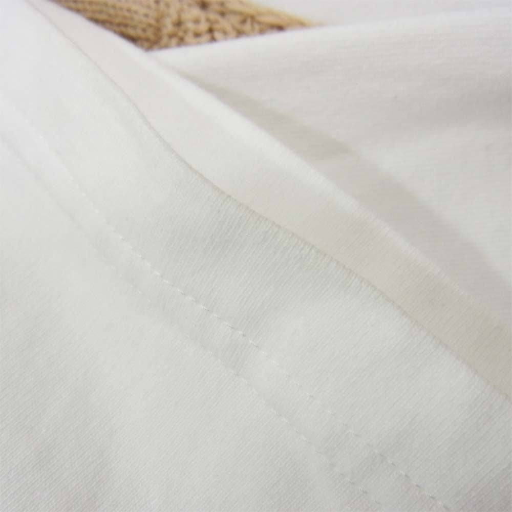 kolor カラー 20SS 20SBM-T08231 BEACON 度詰め天竺 スプライスド ニット 切替 Ｔシャツ ホワイト系 2【中古】