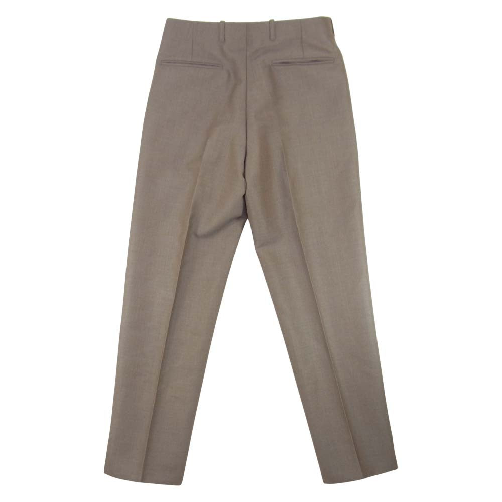 DIOR HOMME ディオールオム 19SS 923C129A4441 ウール ダブル テーラード パンツ スラックス ブラウン系 44【中古】