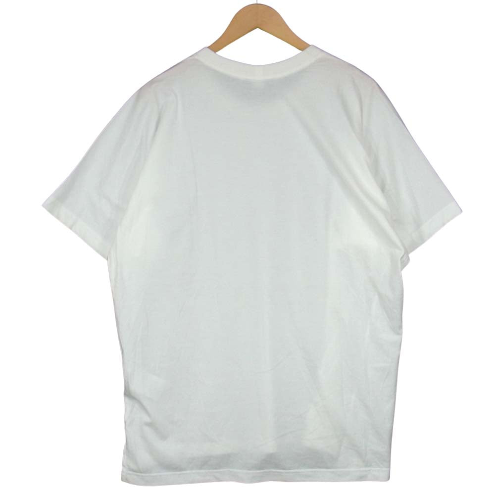 Yohji Yamamoto ヨウジヤマモト Y-3 ワイスリー DP0612 M SIGNTR SS TEE ロゴプリント刺繍 ビッグシルエット Tシャツ ホワイト系 M/M【美品】【中古】