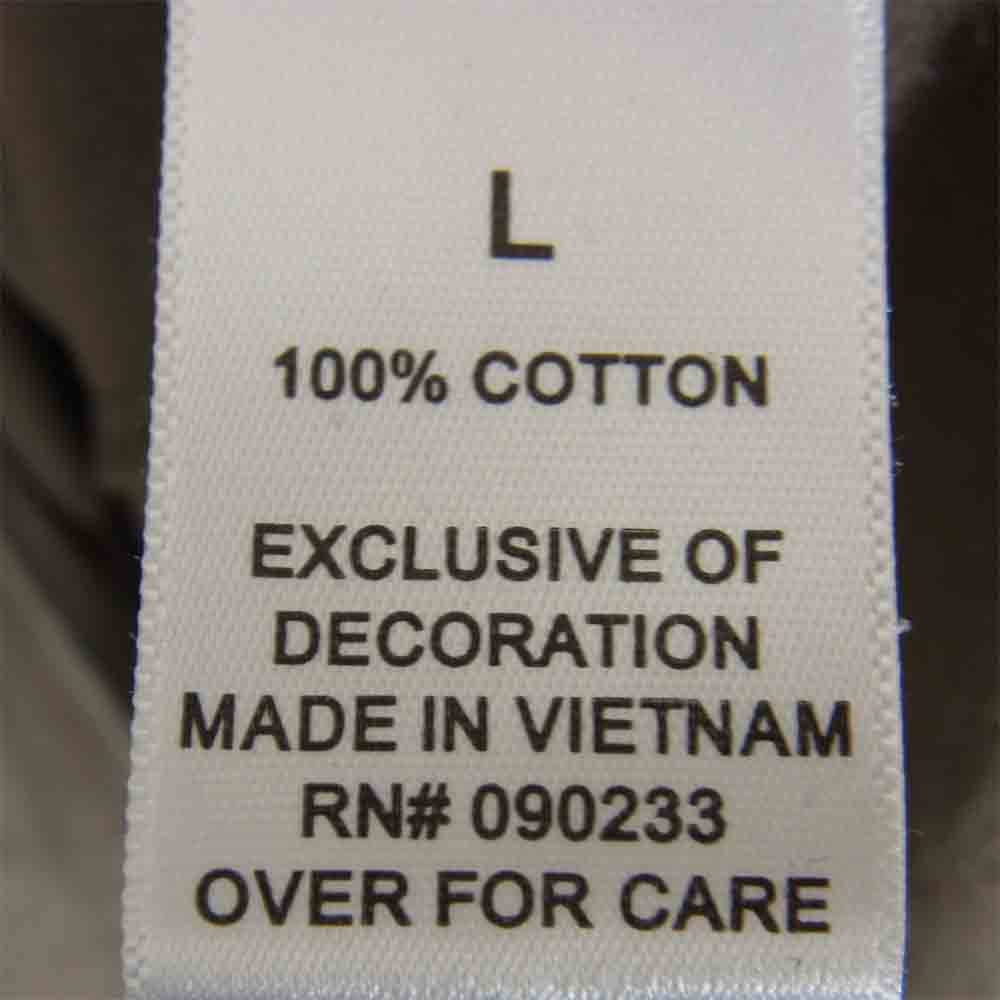 FEAR OF GOD フィアオブゴッド ESSENTIALS Boxy Long Sleeve T-Shirt Applique Logo エッセンシャル ボクシー ロングスリーブ アップリケ ロゴ Tシャツ カーキ系 L【美品】【中古】