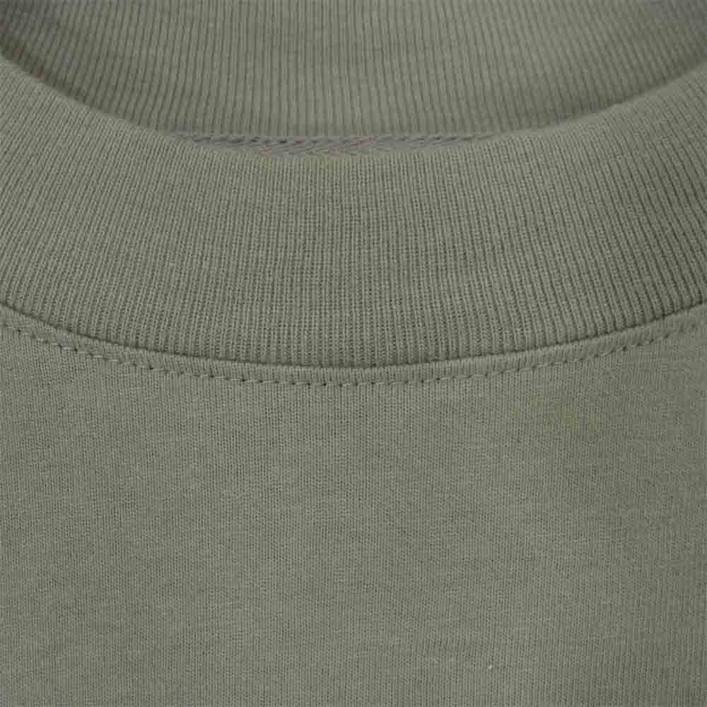 FEAR OF GOD フィアオブゴッド ESSENTIALS Boxy Long Sleeve T-Shirt Applique Logo エッセンシャル ボクシー ロングスリーブ アップリケ ロゴ Tシャツ グレー系 L【美品】【中古】