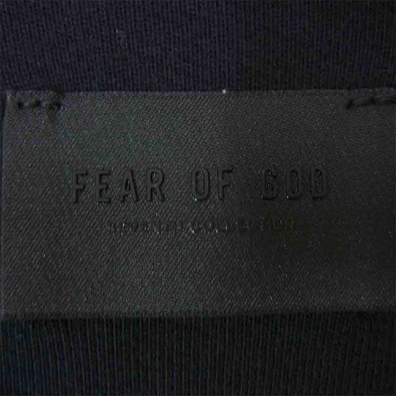 FEAR OF GOD フィアオブゴッド Seventh Collection. FG50-027 Inside Out Terry Tee スウェット Tシャツ ブラック系 L【中古】