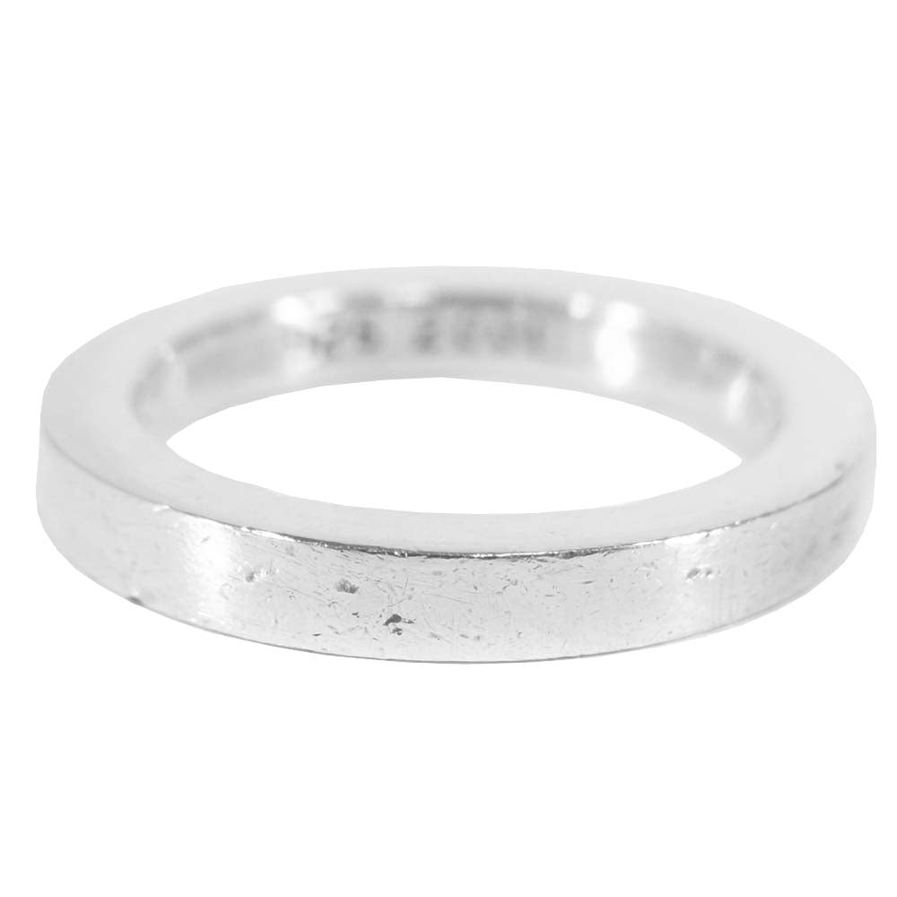 CHROME HEARTS クロムハーツ（原本無） 3mm プレーン スペーサー リング シルバー系 20号程度【中古】