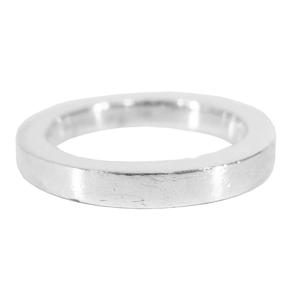 CHROME HEARTS クロムハーツ（原本無） 3mm プレーン スペーサー リング シルバー系 20号程度【中古】