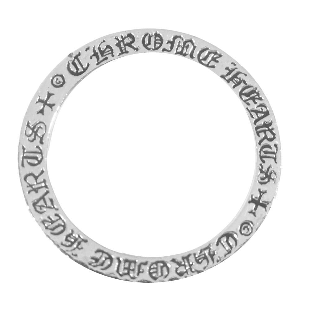 CHROME HEARTS クロムハーツ（原本無） 3mm プレーン スペーサー リング シルバー系 20号程度【中古】