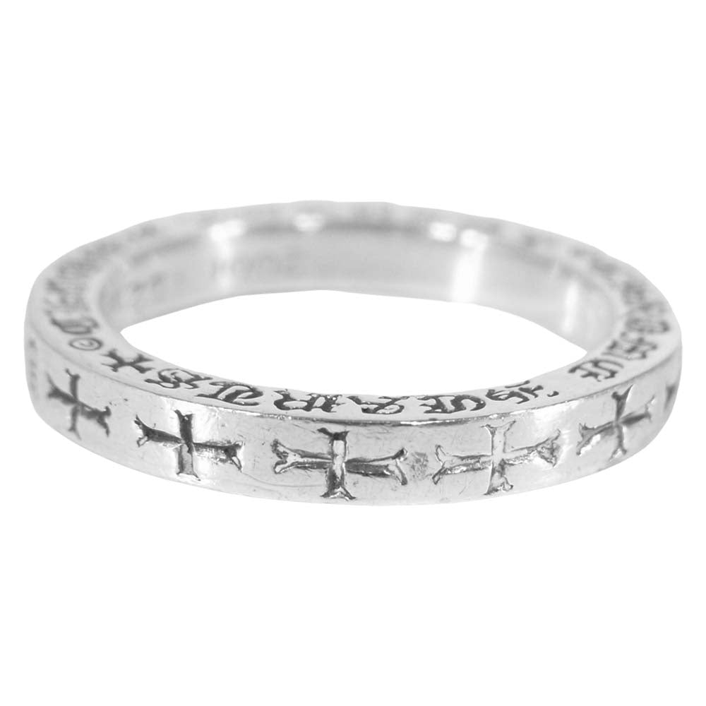 CHROME HEARTS クロムハーツ（原本無） 3mm FUCK YOU スペーサー リング シルバー系 20号程度【中古】
