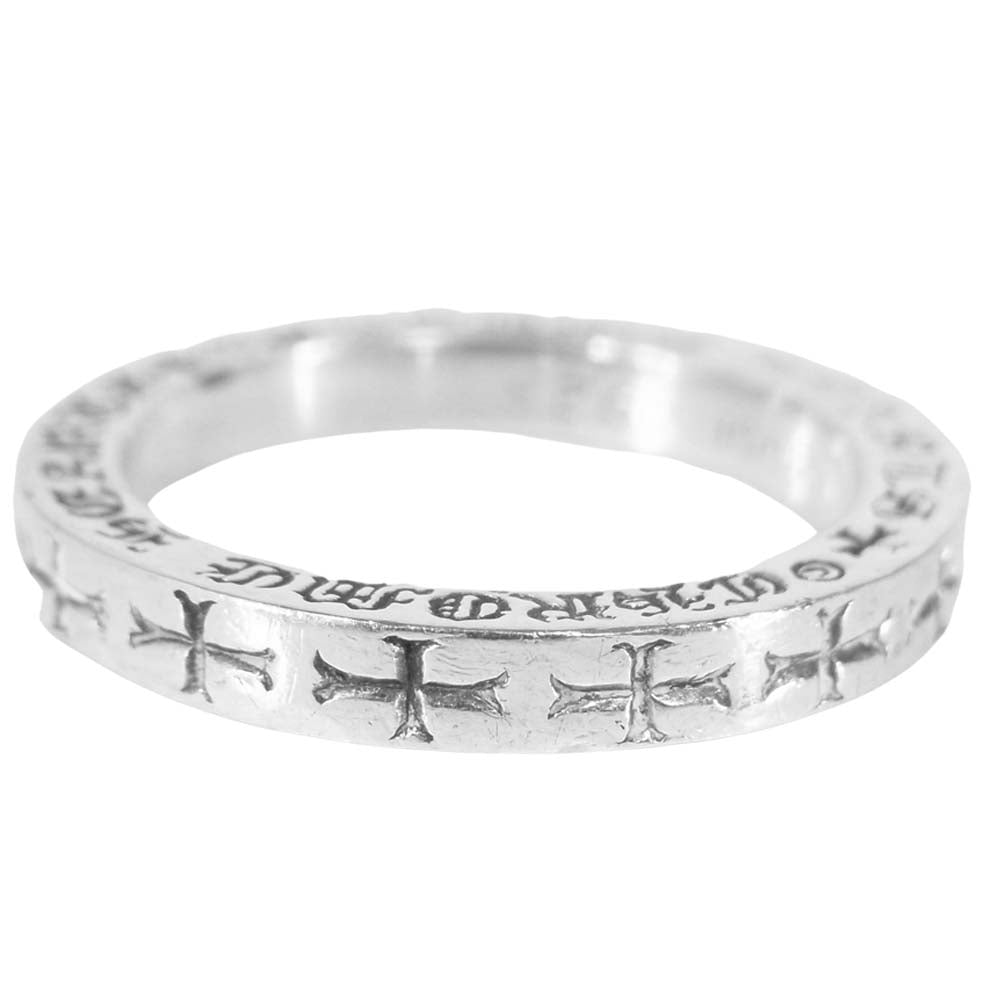 CHROME HEARTS クロムハーツ（原本無） 3mm FUCK YOU スペーサー リング シルバー系 20号程度【中古】