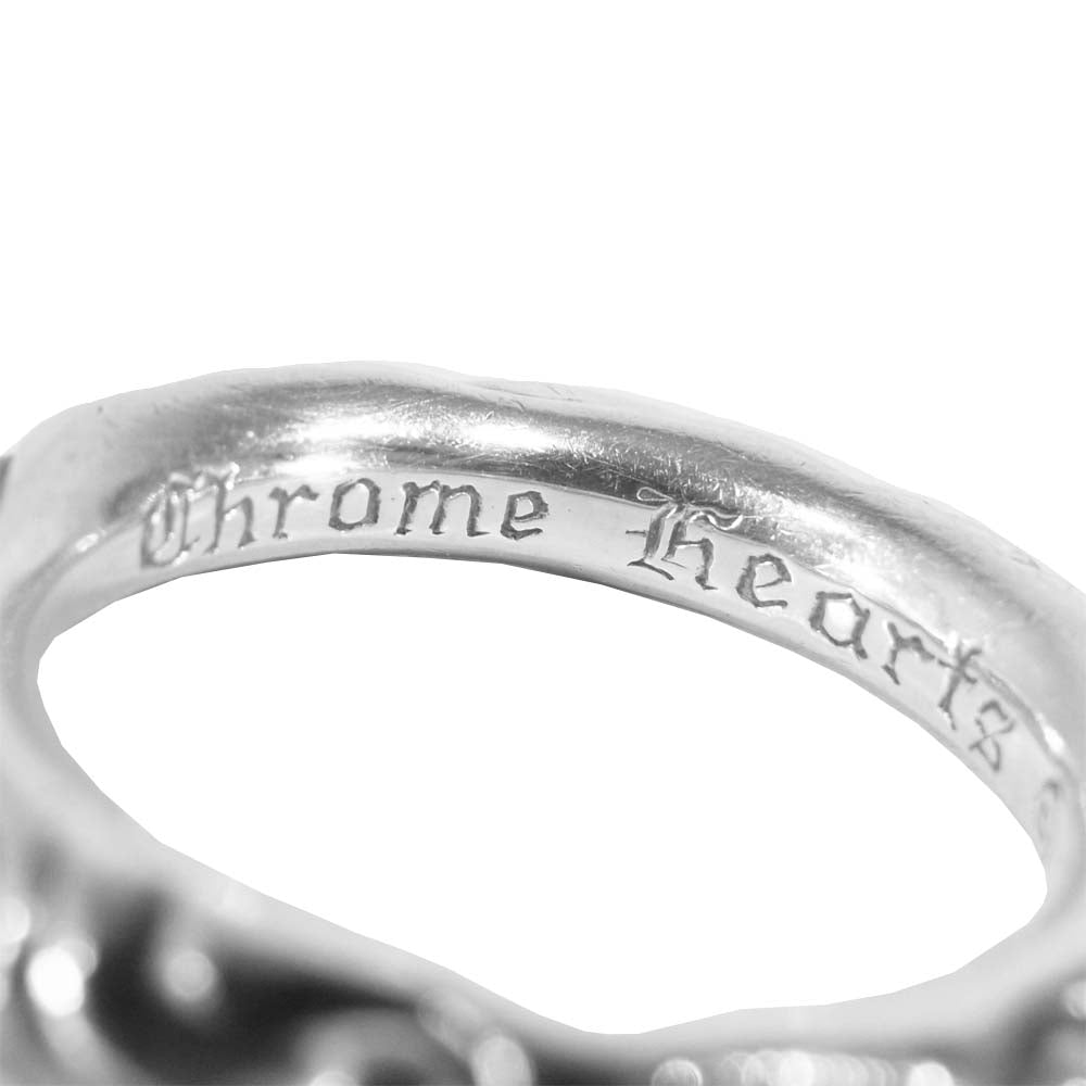 CHROME HEARTS クロムハーツ（原本無） スクロール バンド リング 925 シルバー系 23号程度【中古】