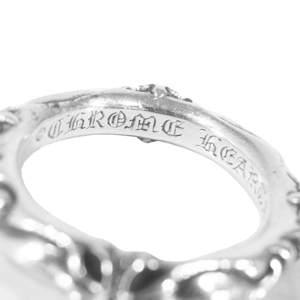 CHROME HEARTS クロムハーツ（原本無） SBT BAND RING SBT バンド リング シルバー系 23号程度【中古】