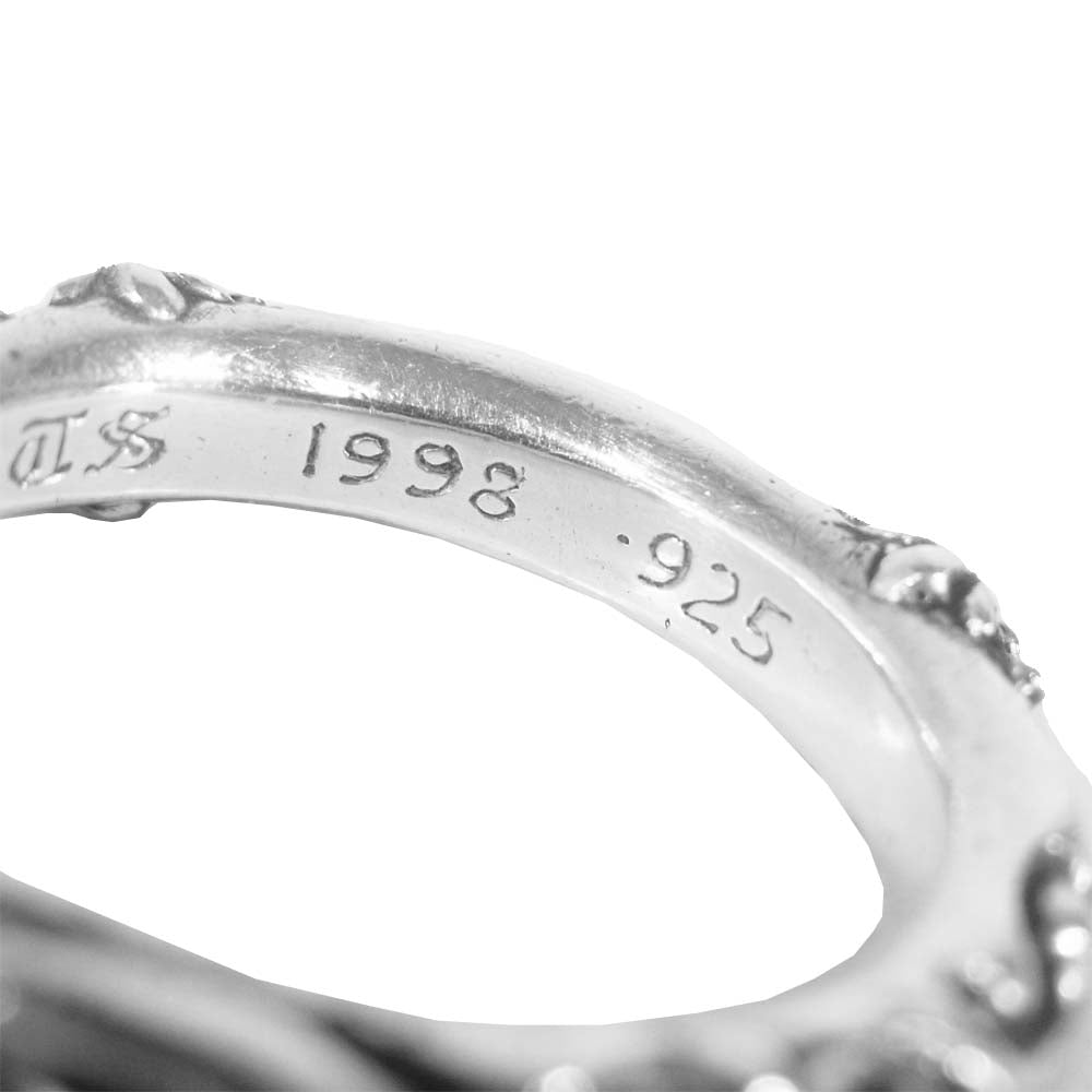 CHROME HEARTS クロムハーツ（原本無） SBT BAND RING SBT バンド リング シルバー系 23号程度【中古】