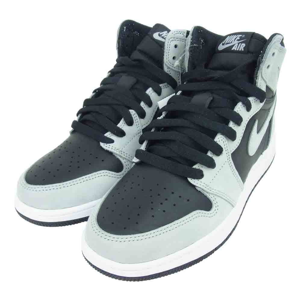 NIKE ナイキ 575441-035 GS AIR JORDAN 1 HIGH OG SHADOW 2.0 エアジョーダン シャドウ ブラック系 グレー系 25ｃｍ【新古品】【未使用】【中古】