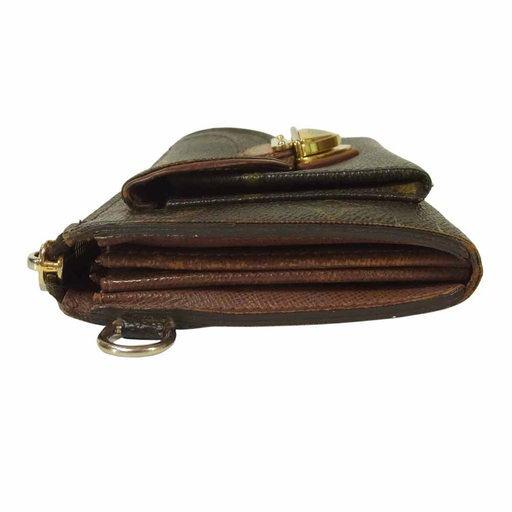 LOUIS VUITTON ルイ・ヴィトン M61781 ポルトフォイユ アストリッド モノグラム 長財布 ダークブラウン系【中古】