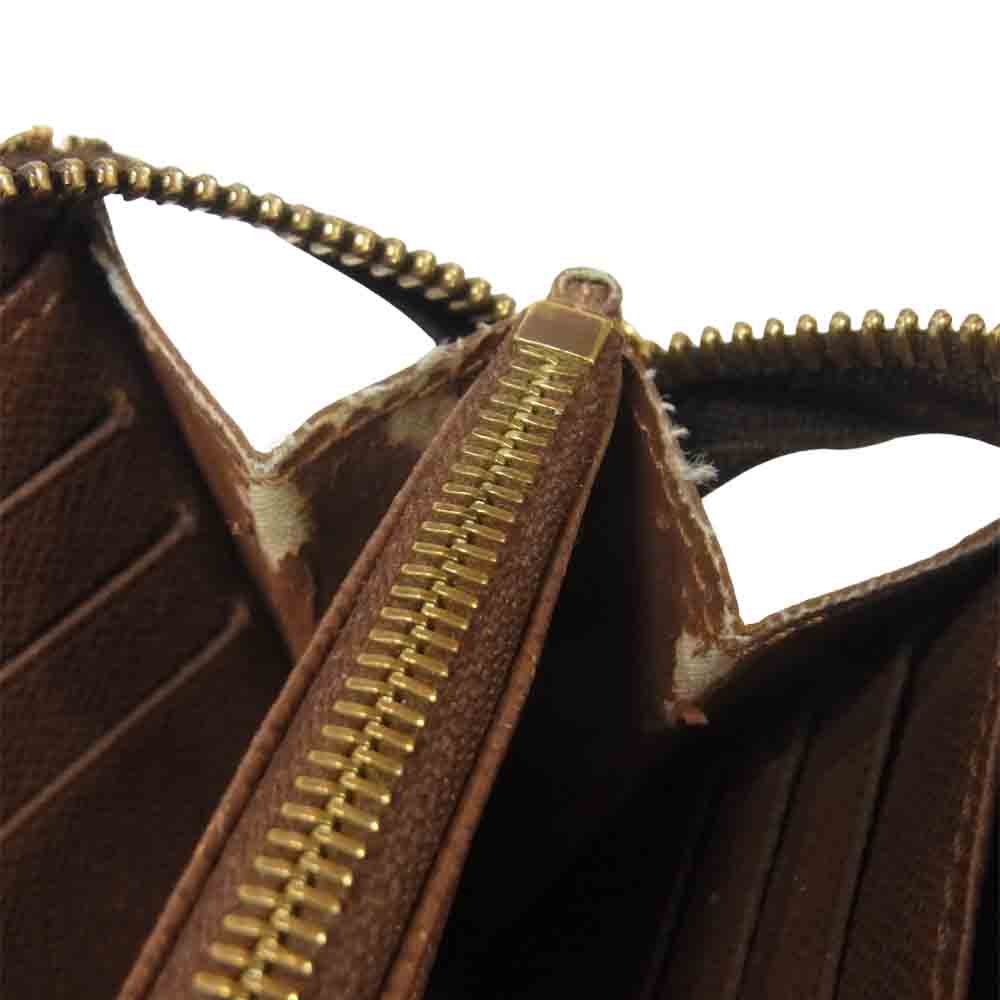 LOUIS VUITTON ルイ・ヴィトン M61781 ポルトフォイユ アストリッド モノグラム 長財布 ダークブラウン系【中古】