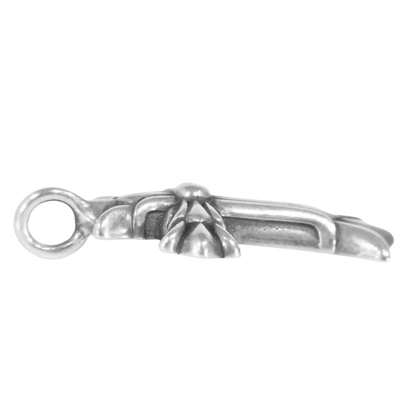 CHROME HEARTS クロムハーツ（原本無） DBL CH CRS ダブル CHクロス チャーム トップ シルバー系【中古】