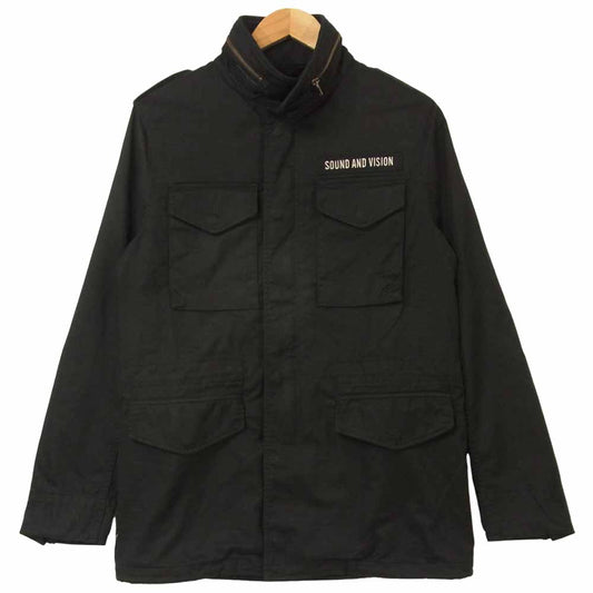 HYSTERIC GLAMOUR ヒステリックグラマー 02193AB09 LIVEAT HYSTERIC M65 ミリタリー ジャケット ブラック系 S【中古】