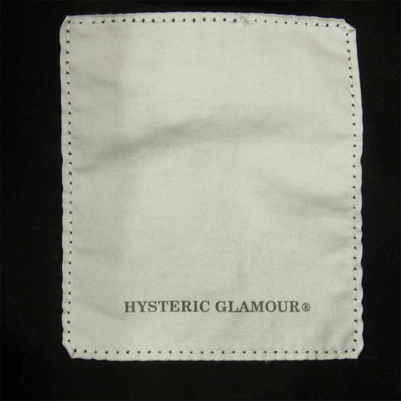 HYSTERIC GLAMOUR ヒステリックグラマー 02193AB09 LIVEAT HYSTERIC M65 ミリタリー ジャケット ブラック系 S【中古】