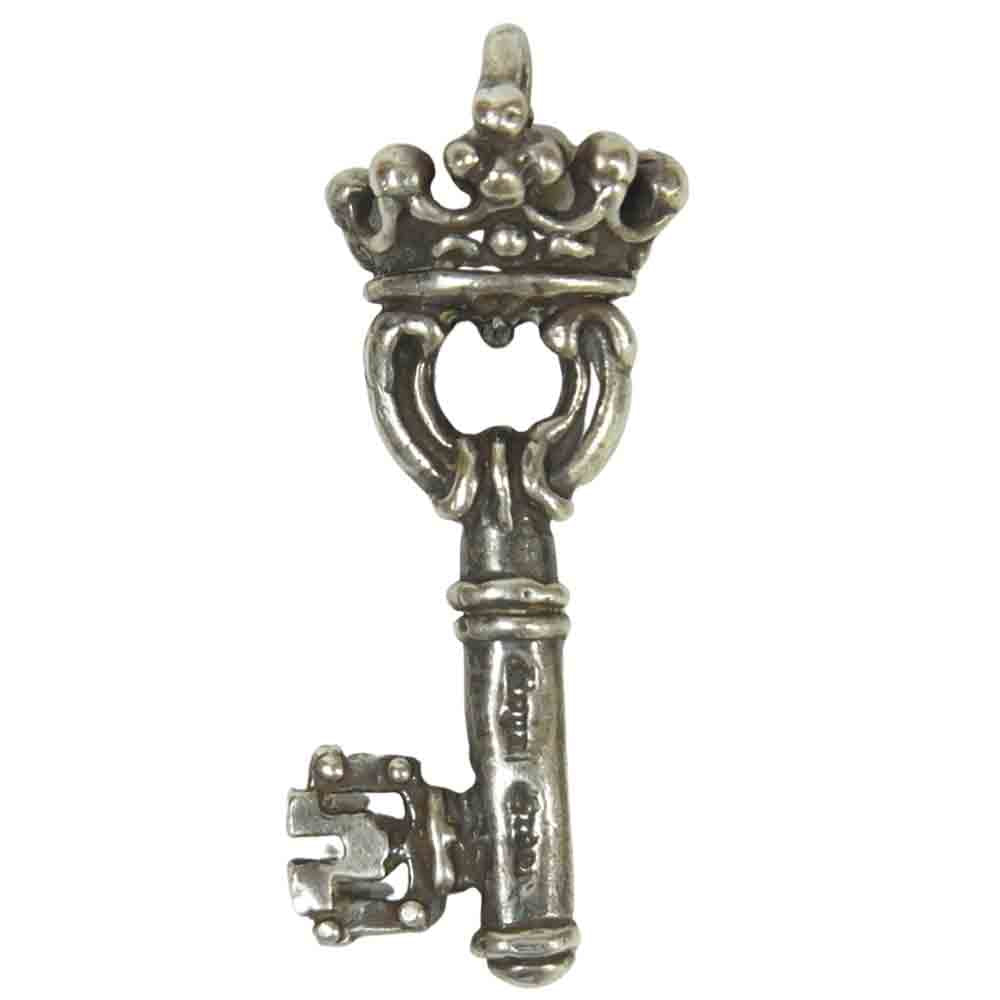 ROYAL ORDER ロイヤルオーダー クラウン キー ペンダントトップ シルバー系【中古】