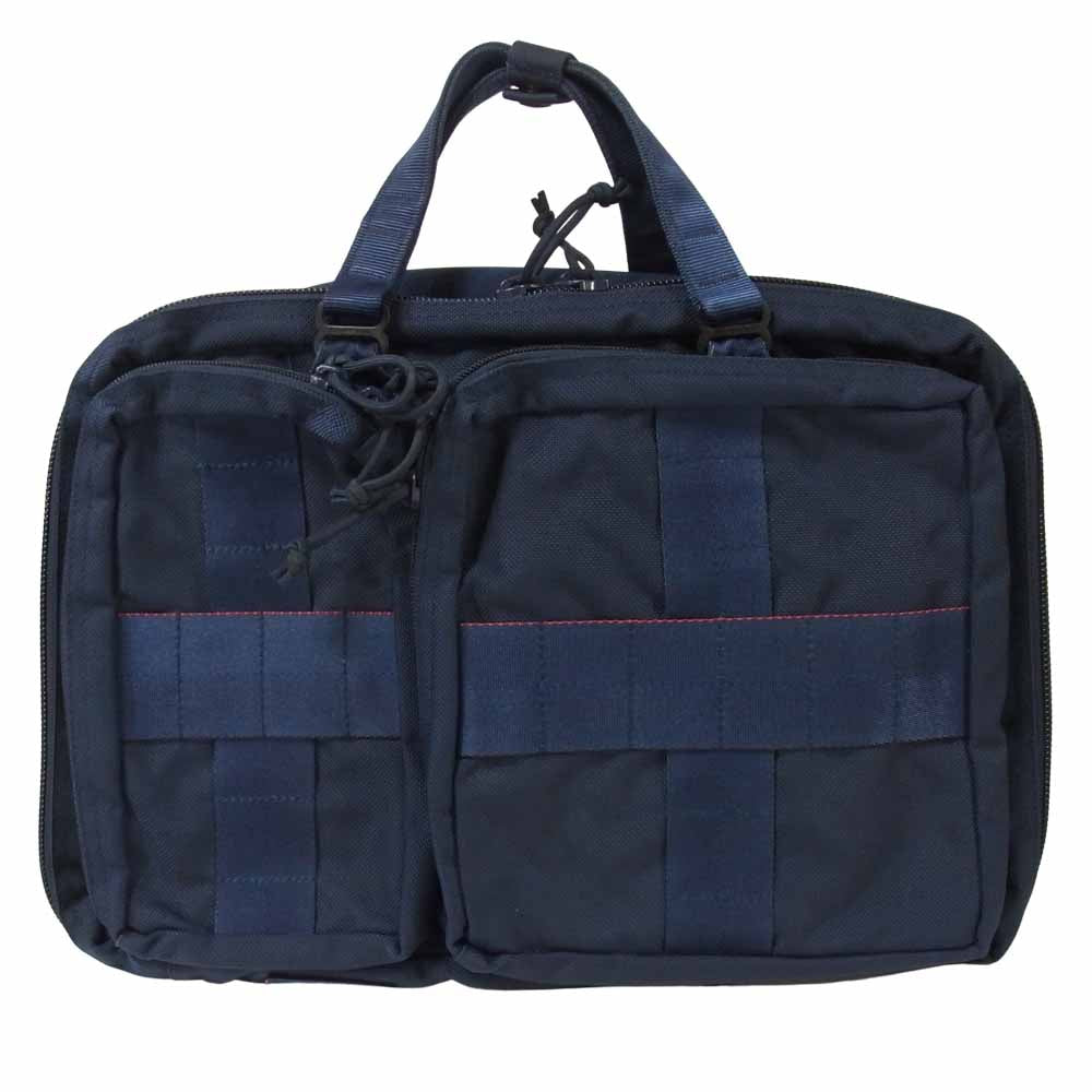 BRIEFING ブリーフィング BEAMS PLUS ビームス 別注 3Way ショルダー バッグ リュックサック ネイビー系【中古】