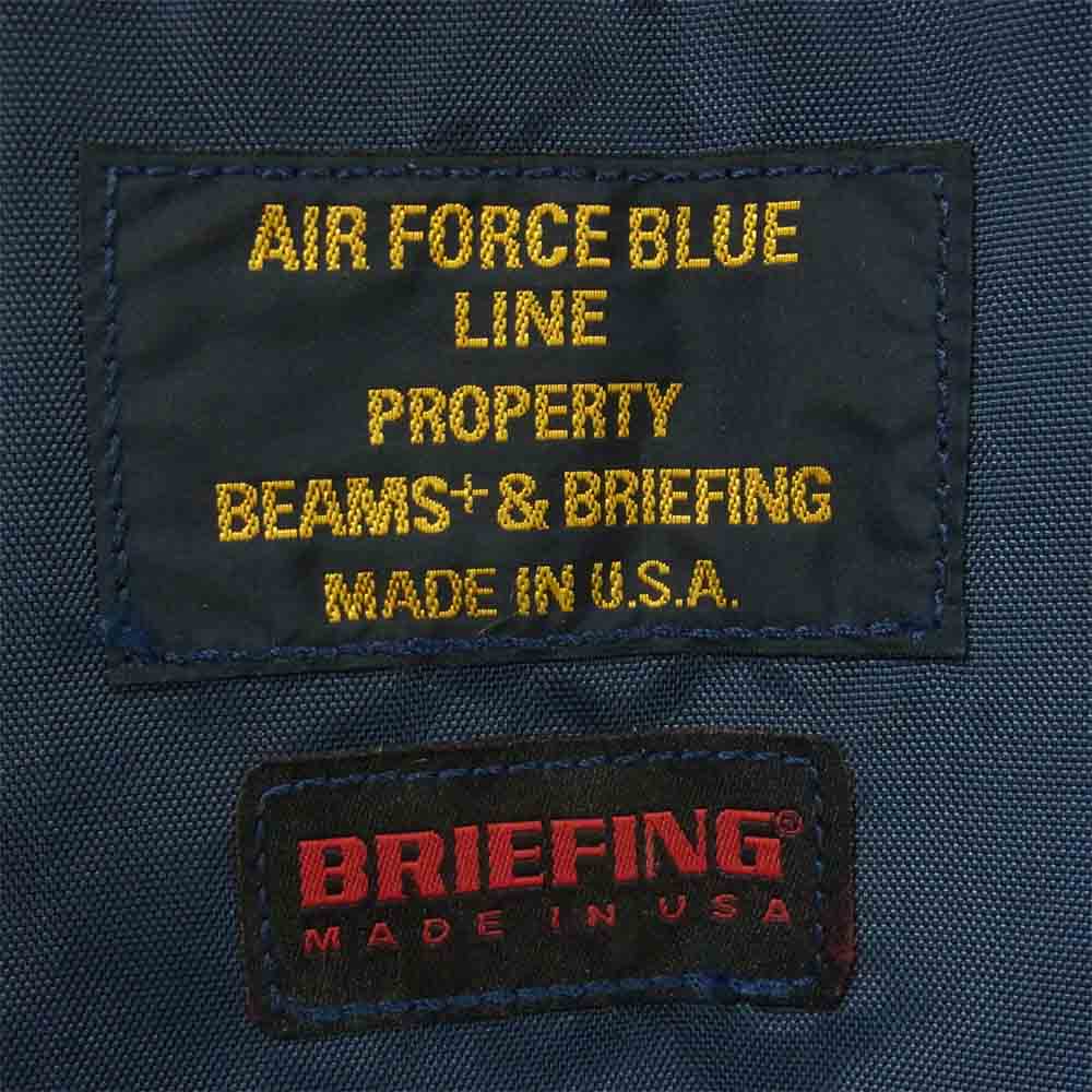 BRIEFING ブリーフィング BEAMS PLUS ビームス 別注 3Way ショルダー バッグ リュックサック ネイビー系【中古】