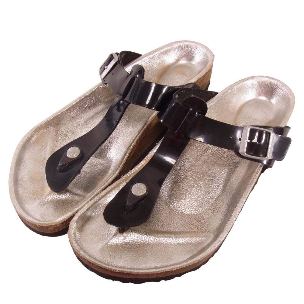 BIRKENSTOCK ビルケンシュトック GIZEH ギゼ サンダル シルバー系【中古】