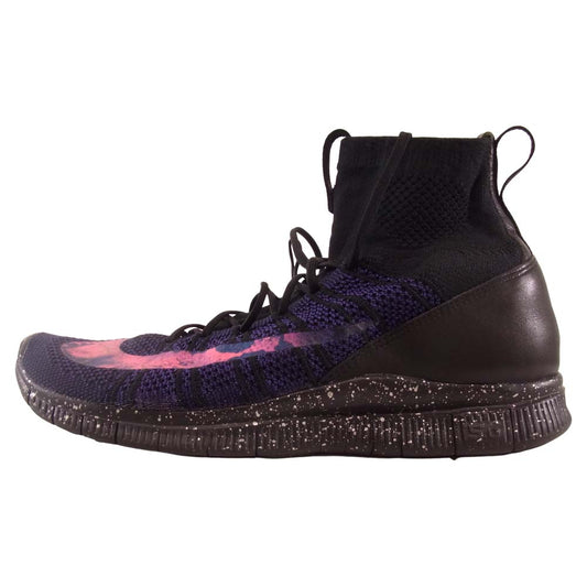 NIKE ナイキ 805554-002 FREE MERCURIAL SUPERFLY フリー フライニット マーキュリアル スニーカー ダークネイビー系 ピンク系 27.5ｃｍ【中古】