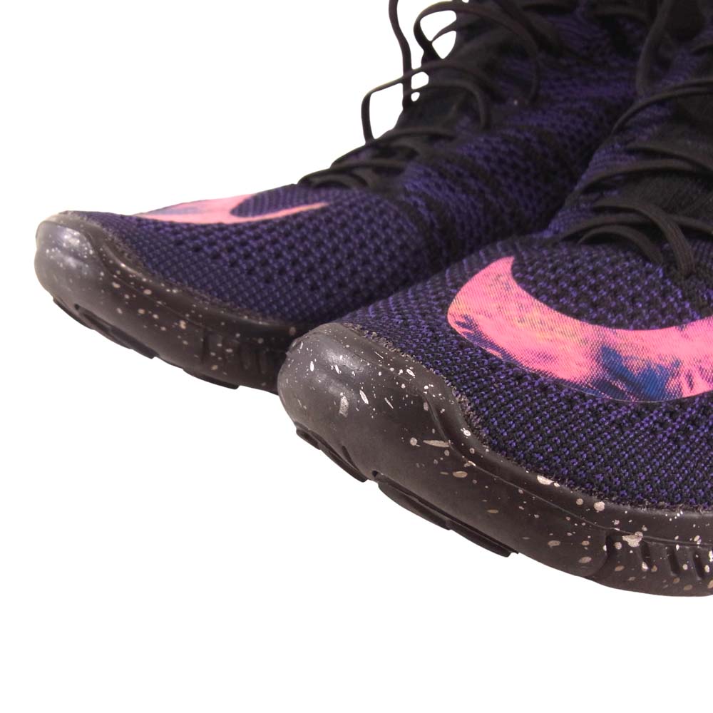 NIKE ナイキ 805554-002 FREE MERCURIAL SUPERFLY フリー フライニット マーキュリアル スニーカー ダークネイビー系 ピンク系 27.5ｃｍ【中古】