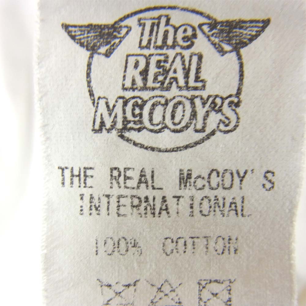 The REAL McCOY'S ザリアルマッコイズ 半袖 Tシャツ ホワイト系 M【中古】
