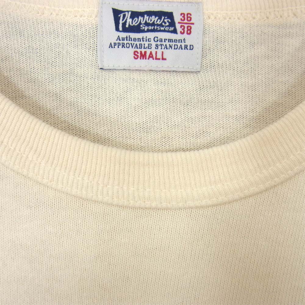 Pherrow's フェローズ フェローズ Tシャツ オフホワイト系 S【中古】
