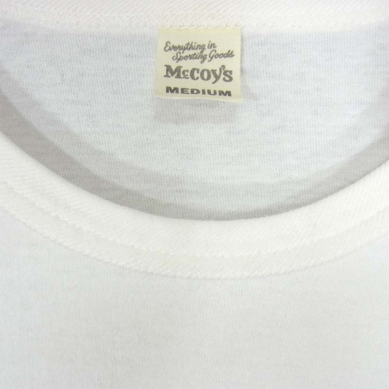 The REAL McCOY'S ザリアルマッコイズ 半袖 Tシャツ ホワイト系 M【中古】