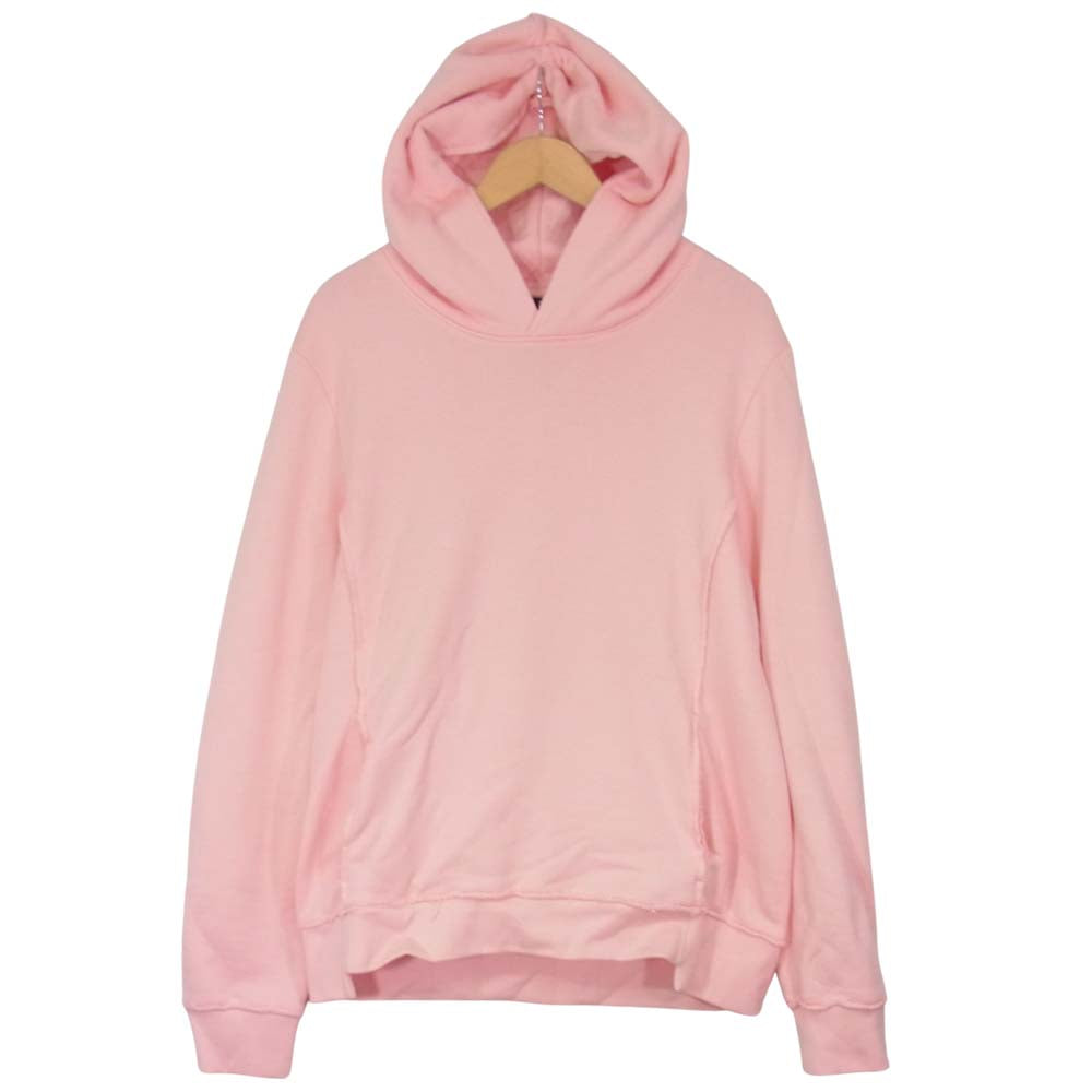 wjk ダブルジェイケイ 21SS CJ15T カットオフ スウェット プル パーカー ピンク系 L【中古】