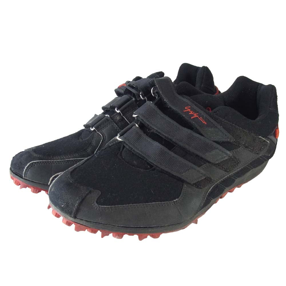 Yohji Yamamoto ヨウジヤマモト × アディダス adidas 観賞用 01AW 677363 SCALAR ベルクロ スニーカー ブラック系 28.5【中古】