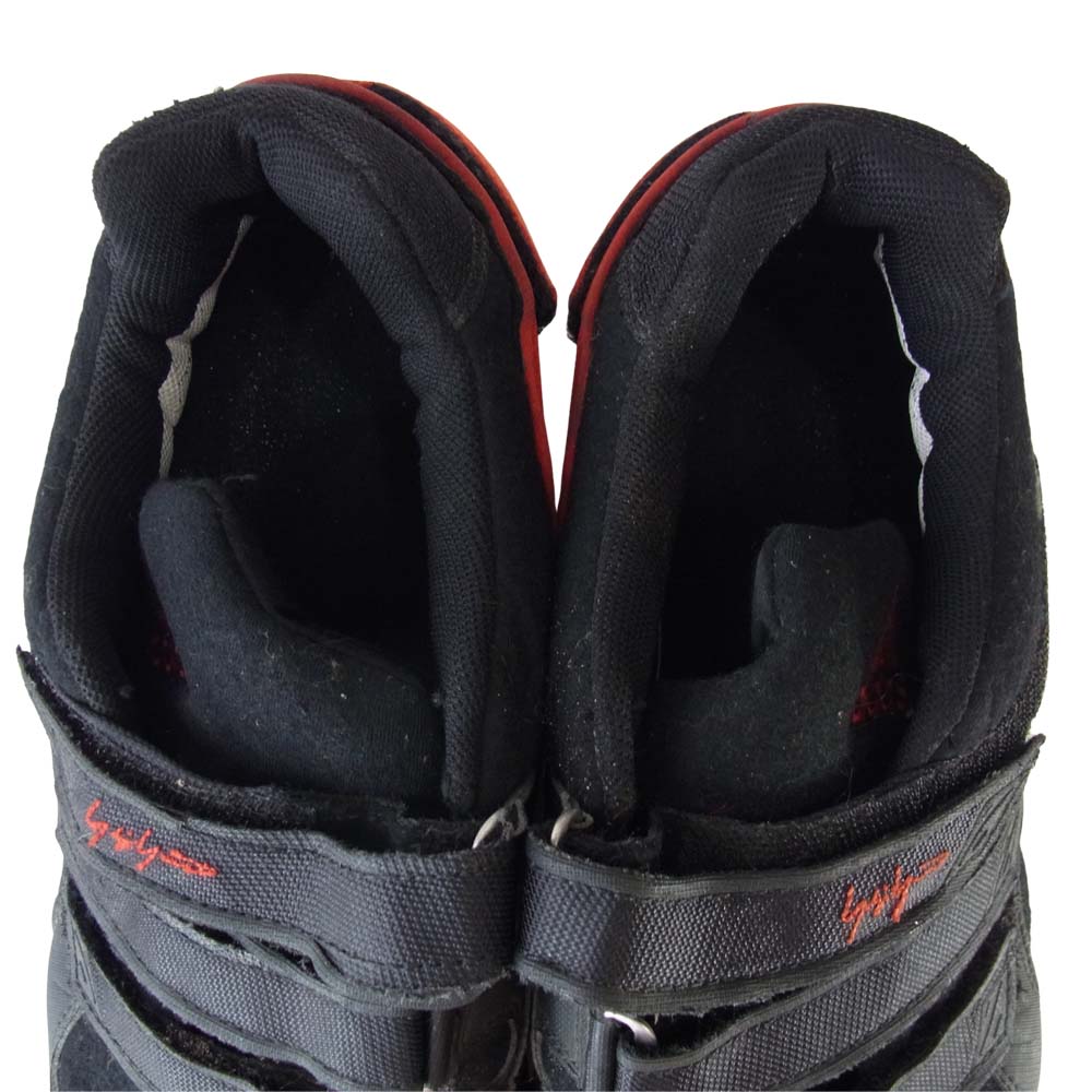 Yohji Yamamoto ヨウジヤマモト × アディダス adidas 観賞用 01AW 677363 SCALAR ベルクロ スニーカー ブラック系 28.5【中古】