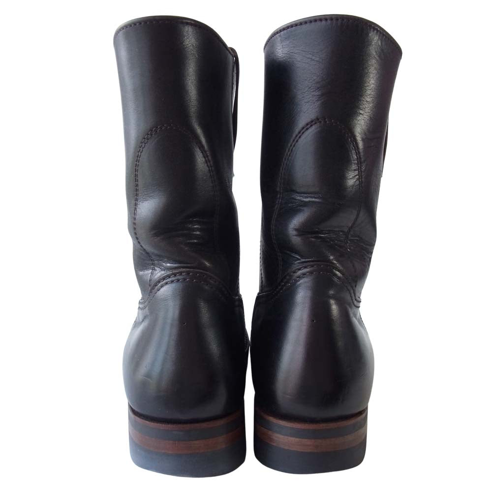 LONE WOLF ロンウルフ LW00124 FARMER ファーマー ペコス ブーツ ブラック系 9.5【中古】